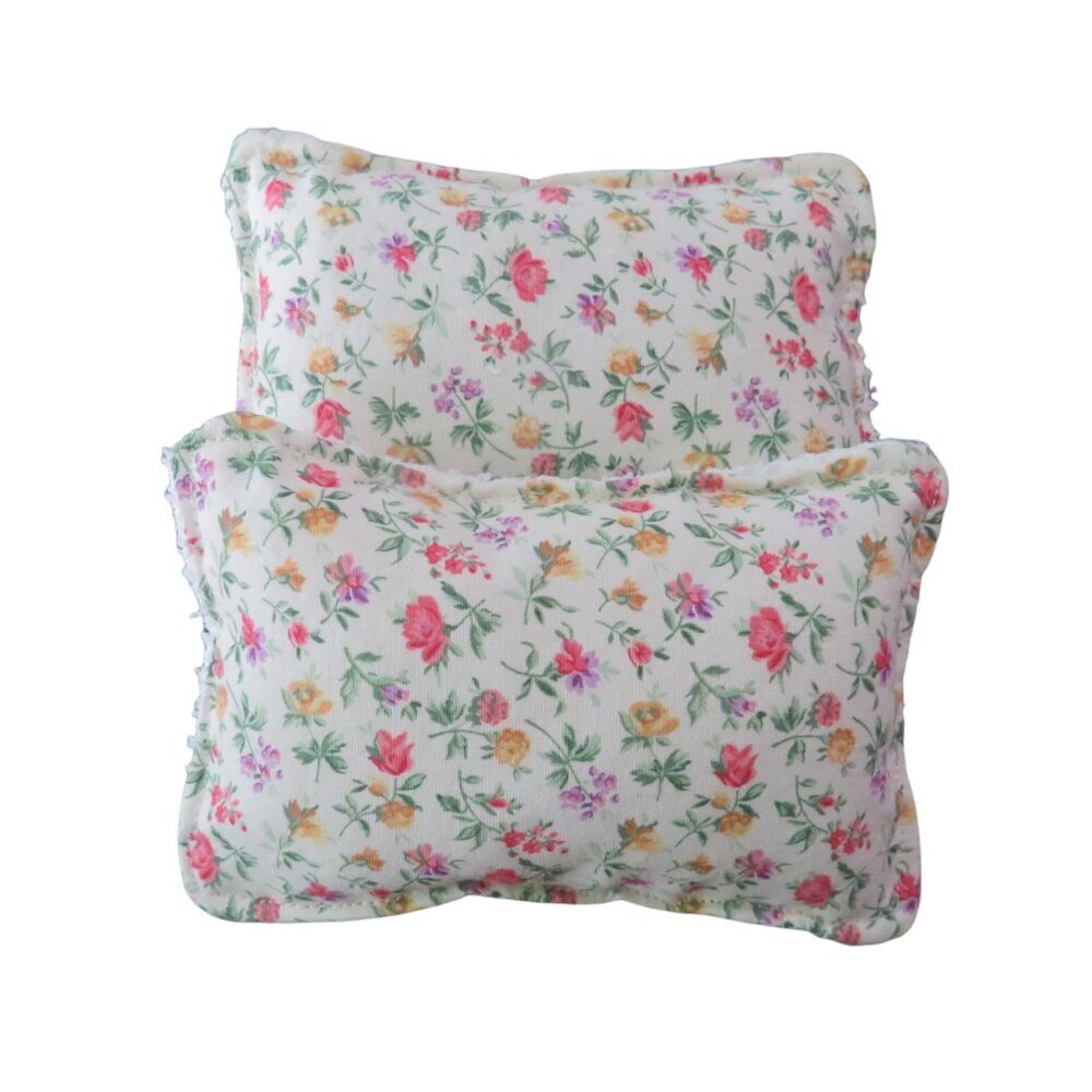 Reusable Sponge Pink Floral Dish Scrubby, Set of 2